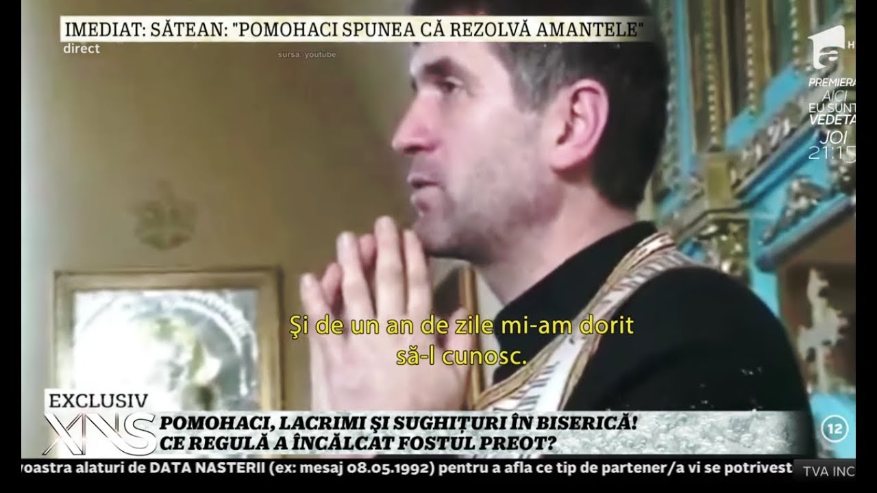 Cristian Pomohaci, lacrimi în biserică. În 2009, fostul preot strângea bani de la enoriași