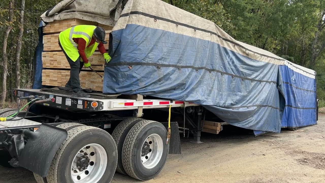 Tarped Lumber !