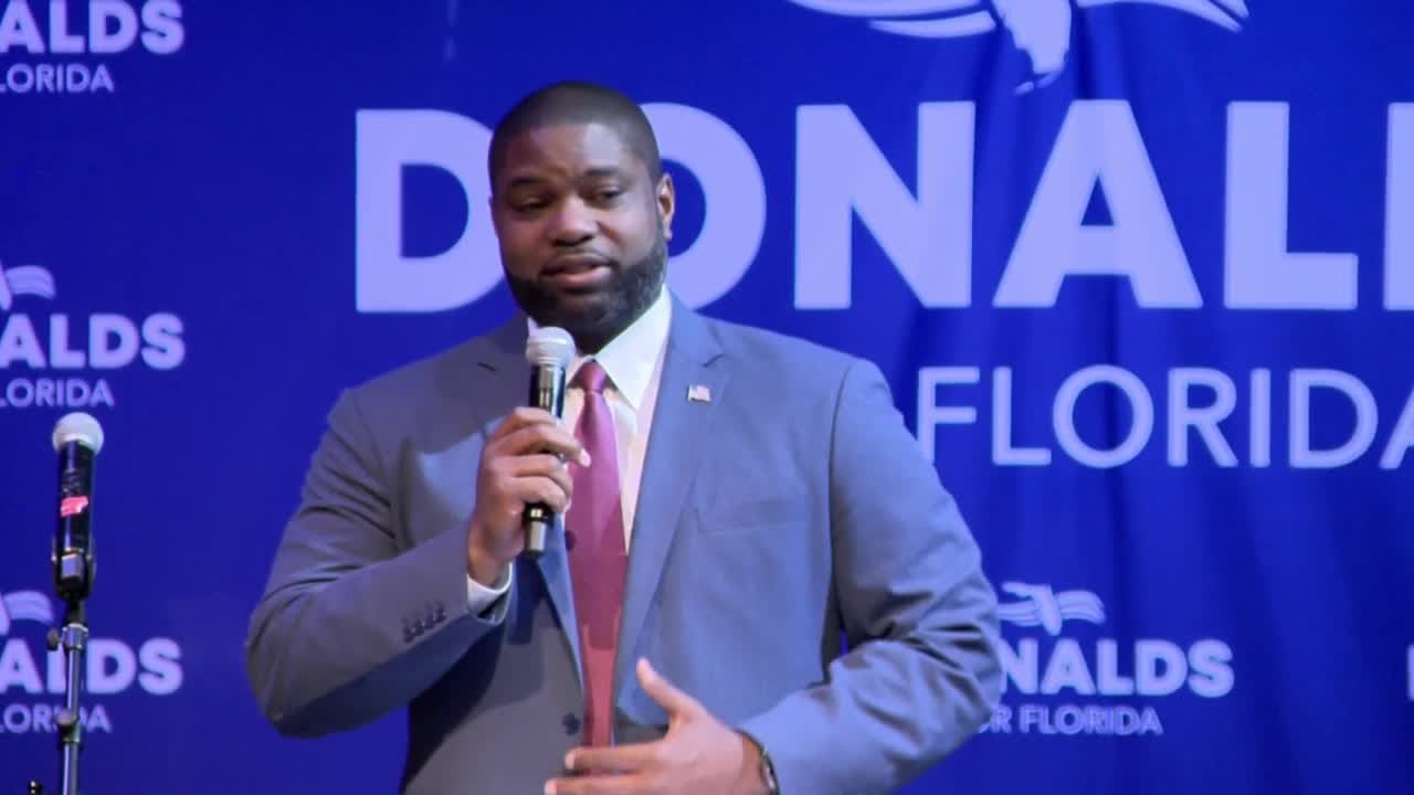 U.S. Rep. Byron Donalds visits DeLand as Florida governor&rsquo;s race heats up