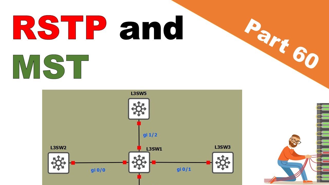 How to configure RSTP and MST in Cisco switch? | labeveryday part 60 using CML Cisco Devnet Sandbox
