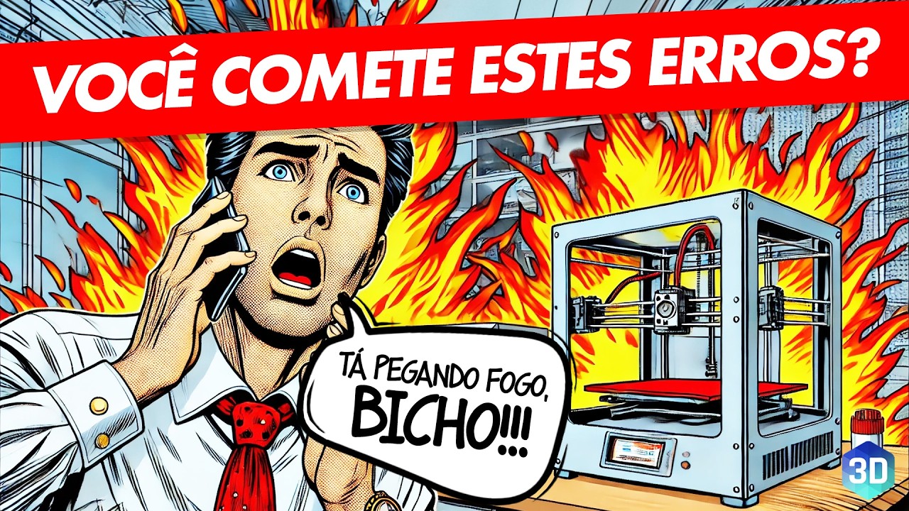 5 ERROS que voc&ecirc; N&Atilde;O PODE COMETER com sua Impressora 3D R&Aacute;PIDA
