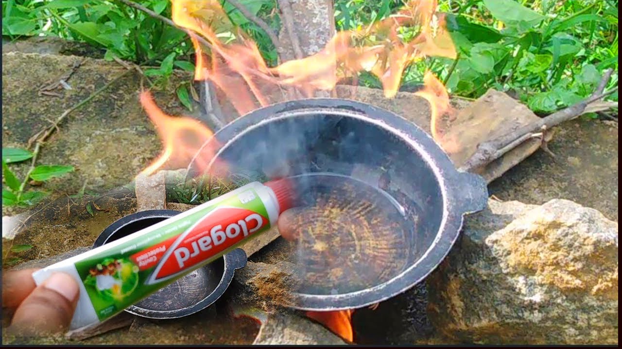 Boiling Colgate In Hot Oil experiment || Hot Oil vs Colgate experiment || #Amazing_LK