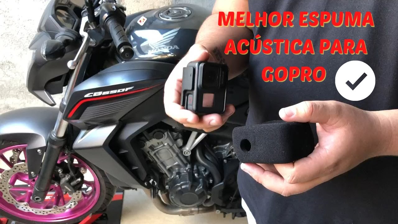 TESTANDO ESPUMA ACÚSTICA PARA GOPRO