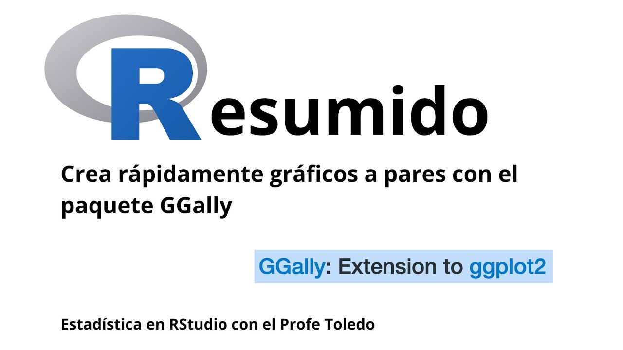 Crea GRÁFICOS de DISPERSIÓN con GGally