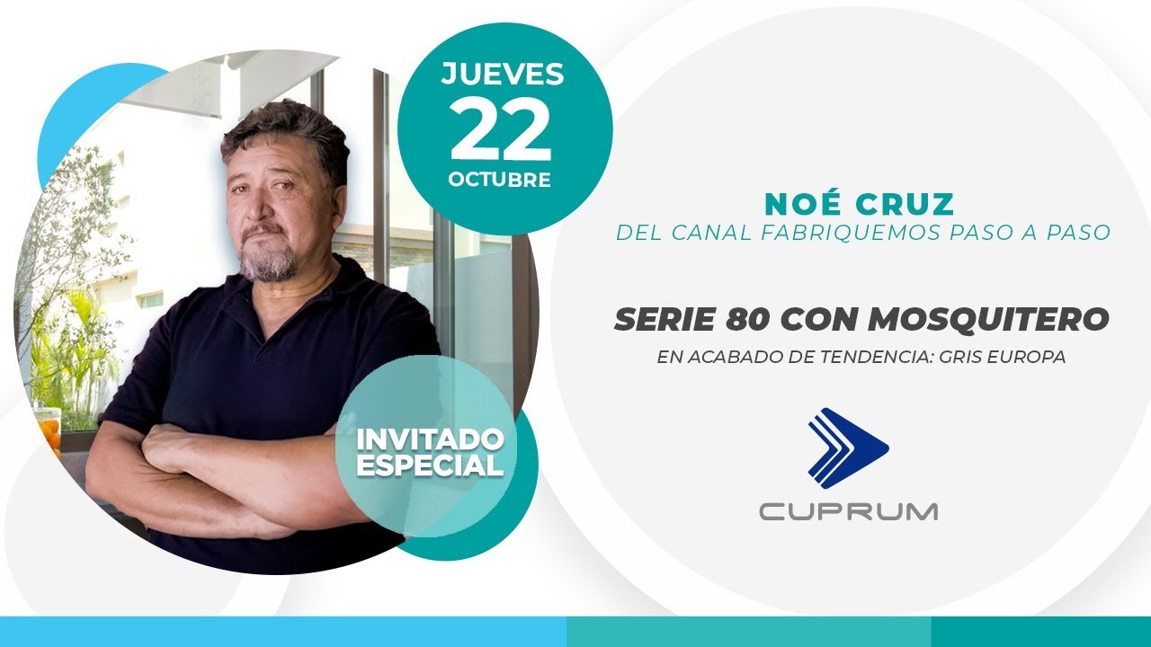 ¡Capacítate en Casa! SERIE 80 CON MOSQUITERO con Noé Cruz