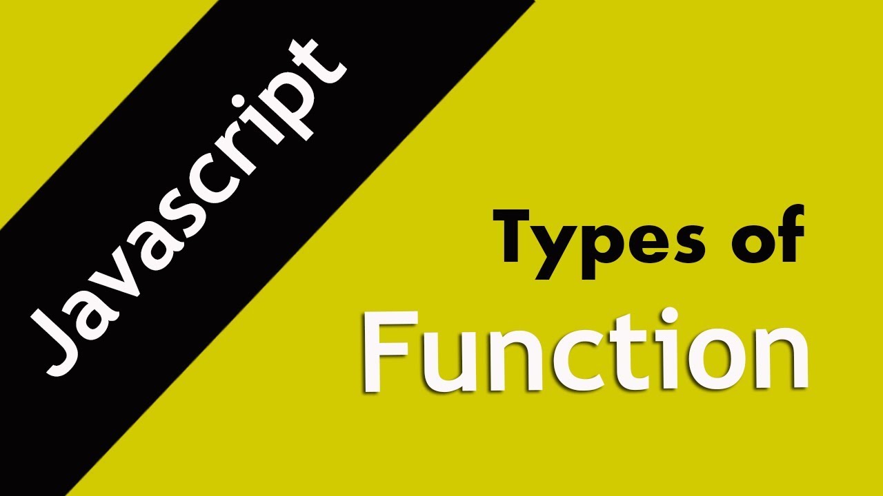 22. Types of Function in javascript (Hindi)
