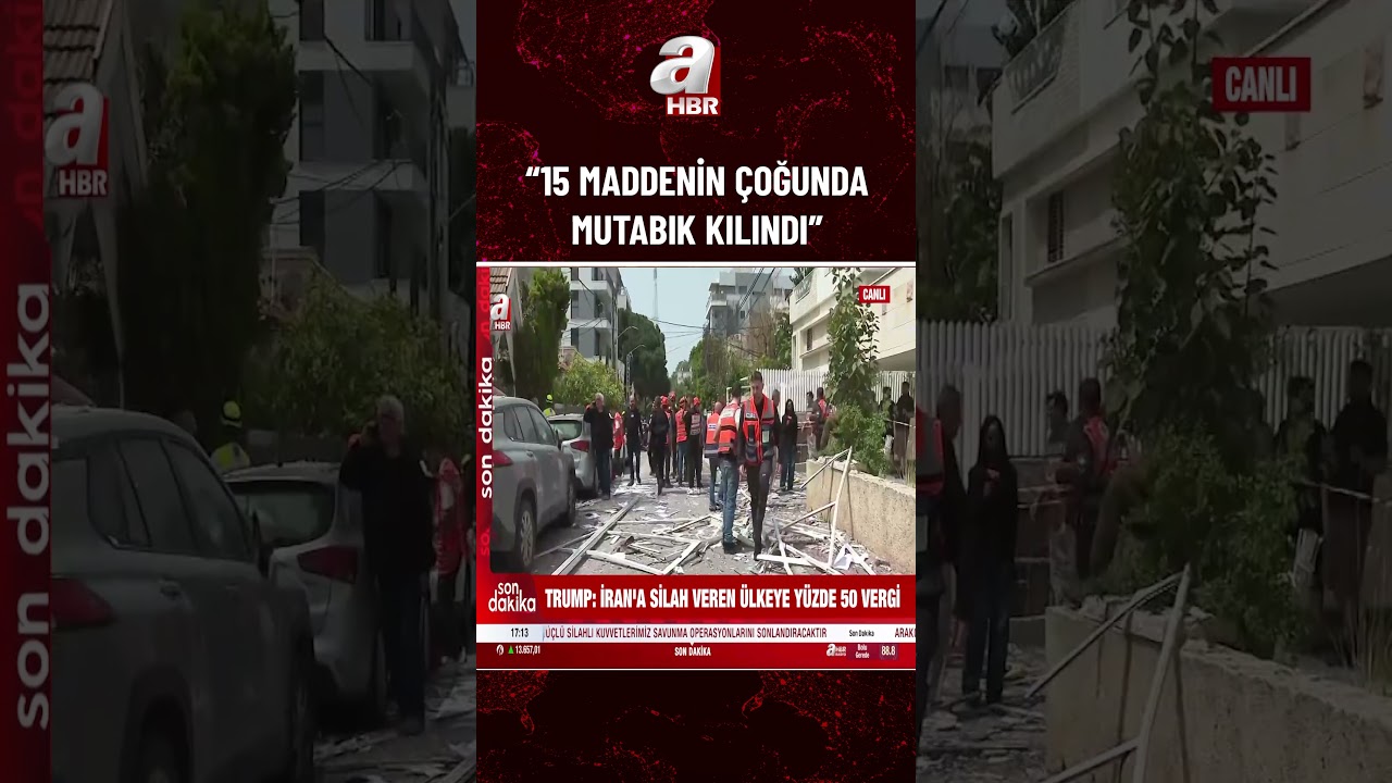 Trump'tan ateşkes a&ccedil;ıklaması: 15 maddenin &ccedil;oğunda mutabık kılındı! | A Haber