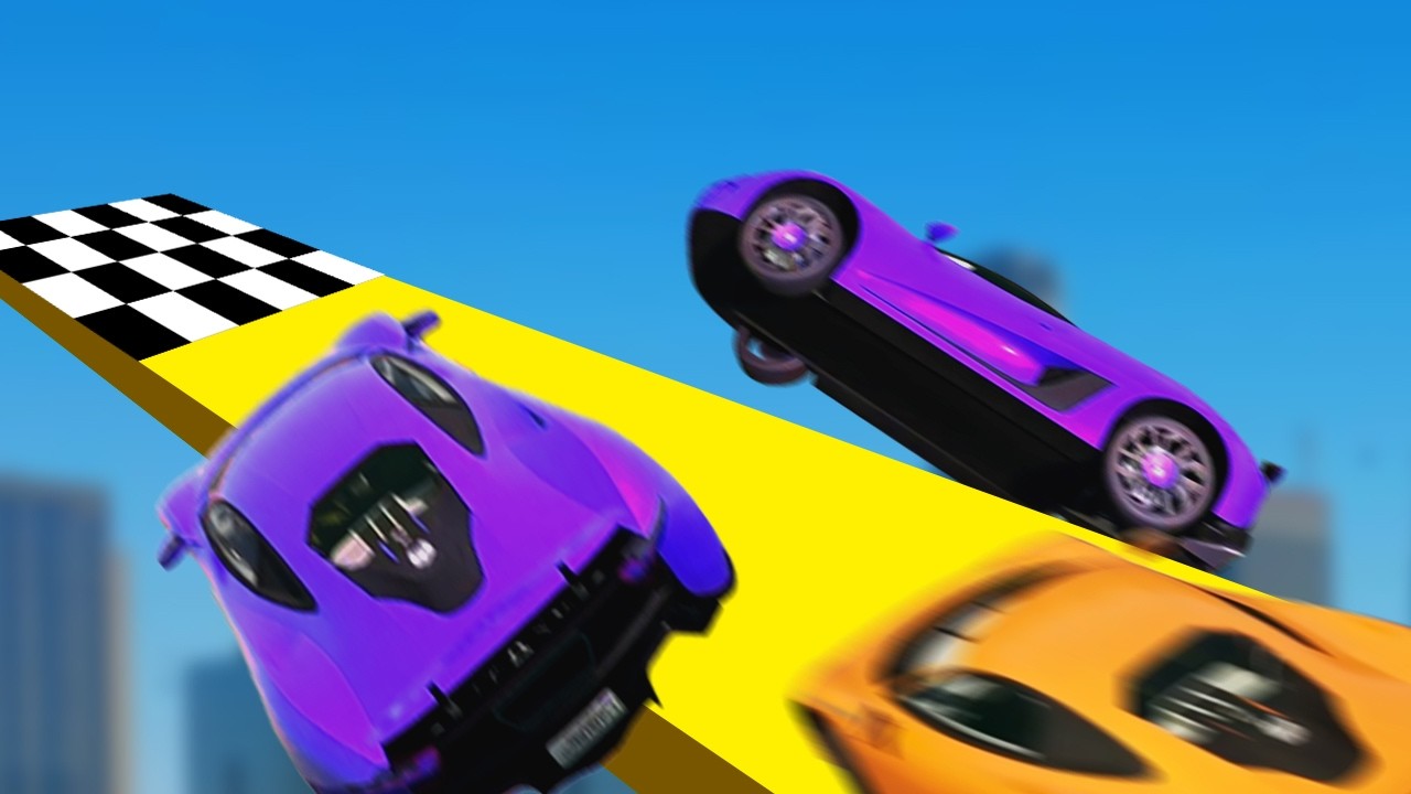 He Kept Missing on a Straight Line (GTA 5 Races and Funny Moments)