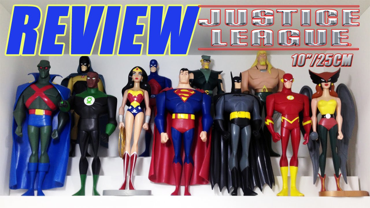 Review dos bonecos de 25 cm da Liga da Justiça