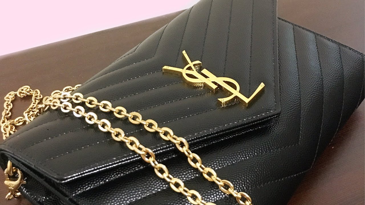 YSL Monogram Clutch to Crossbody Hack | What Fits Inside | Mod Shots