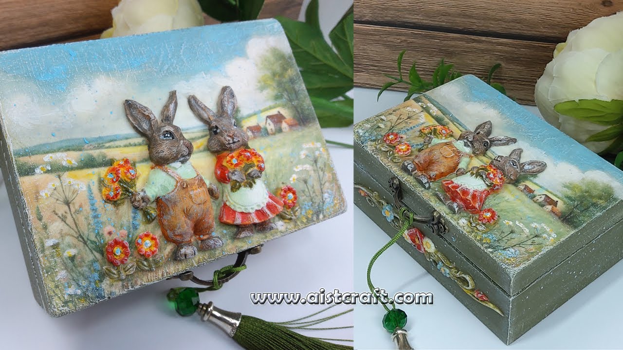 DIY Easter Decorations Decoupage Ideas