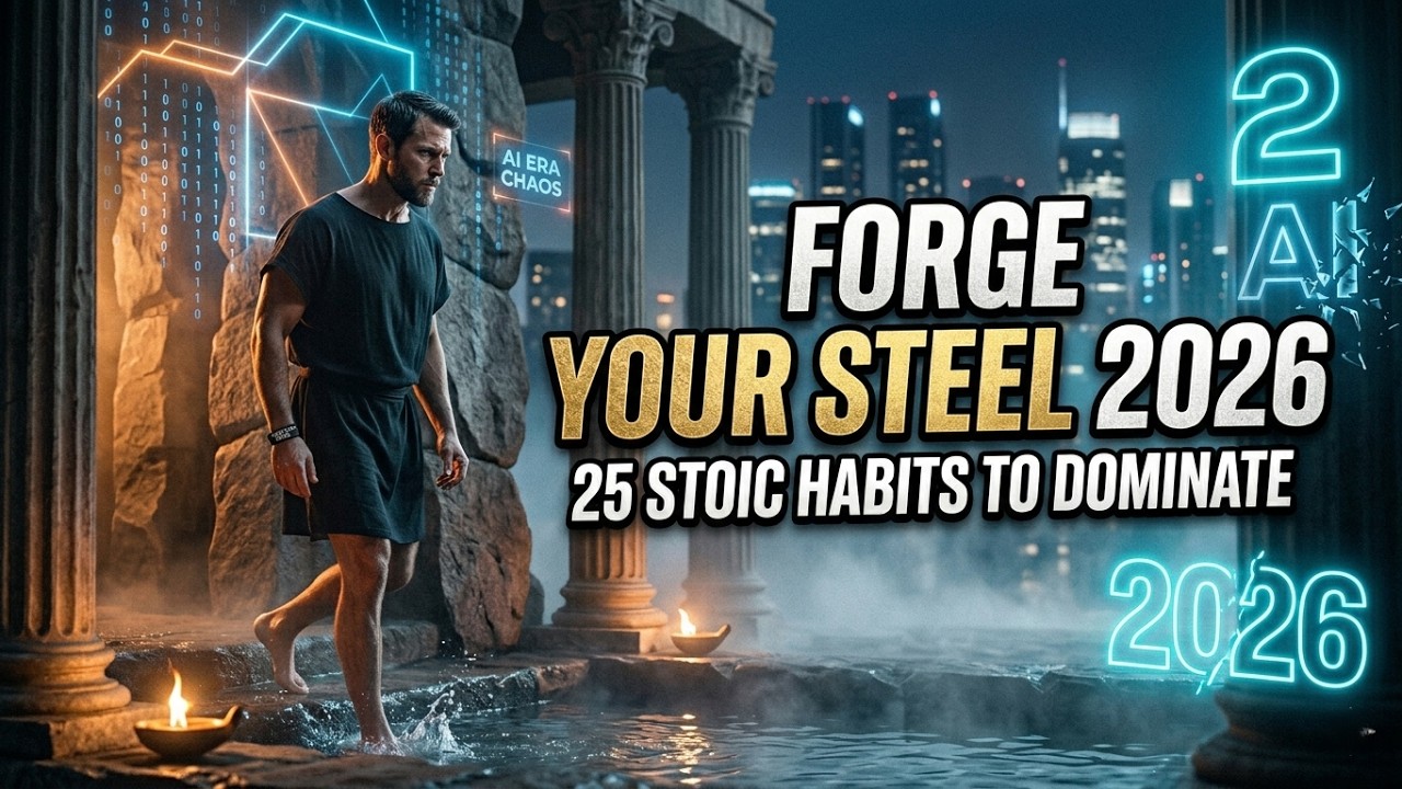 25 Stoic Habits to Survive 2026 (Before AI Replaces Your Mind)