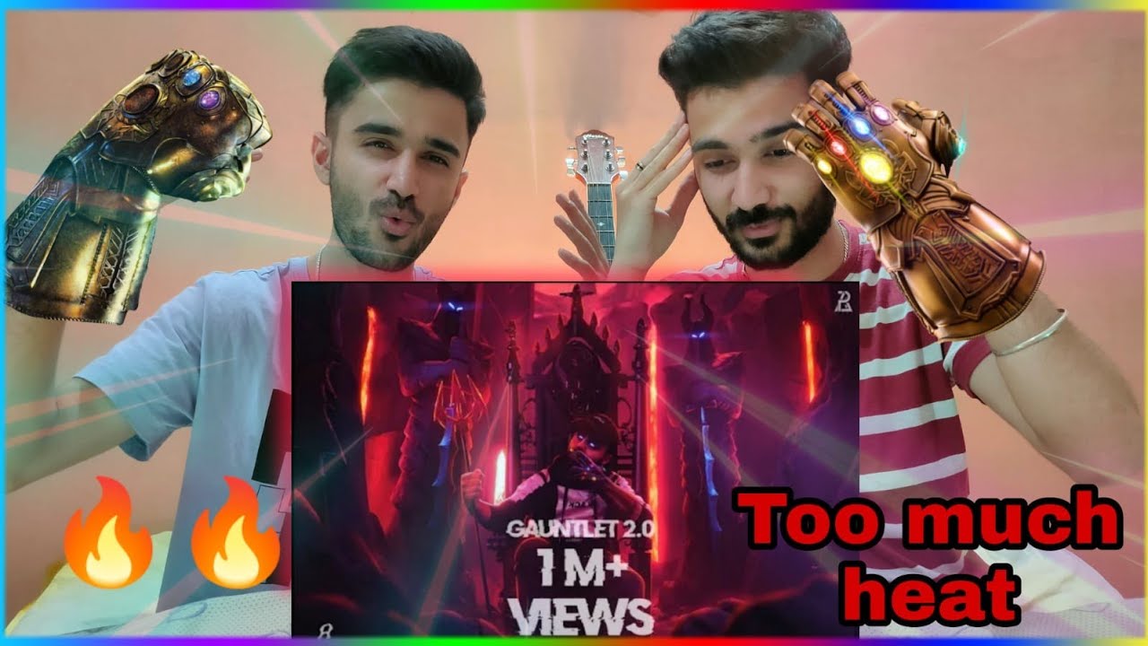 Twins react to Gauntlet 2.0 - Rap Demon | Gauntlet 2.0 reaction | IVreacts | Indian twins react |