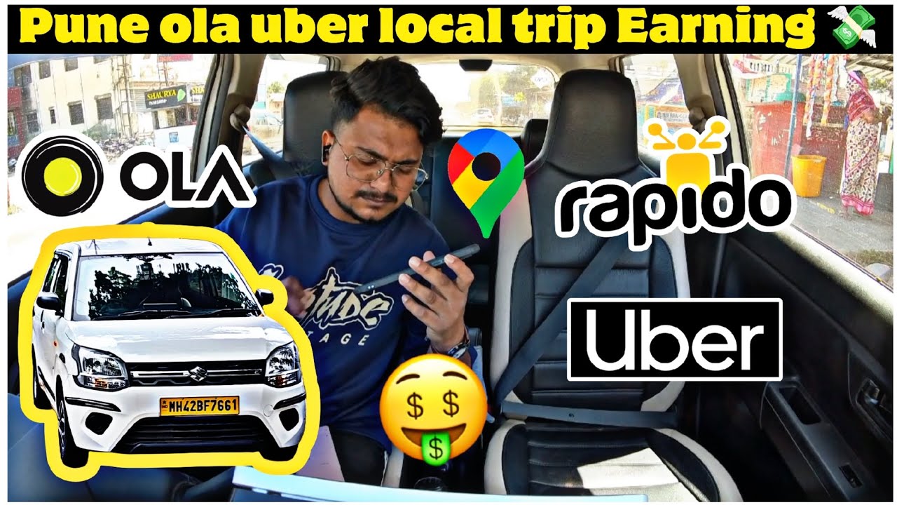Pune ola uber local trip Earning | pune ola uber daily earning 