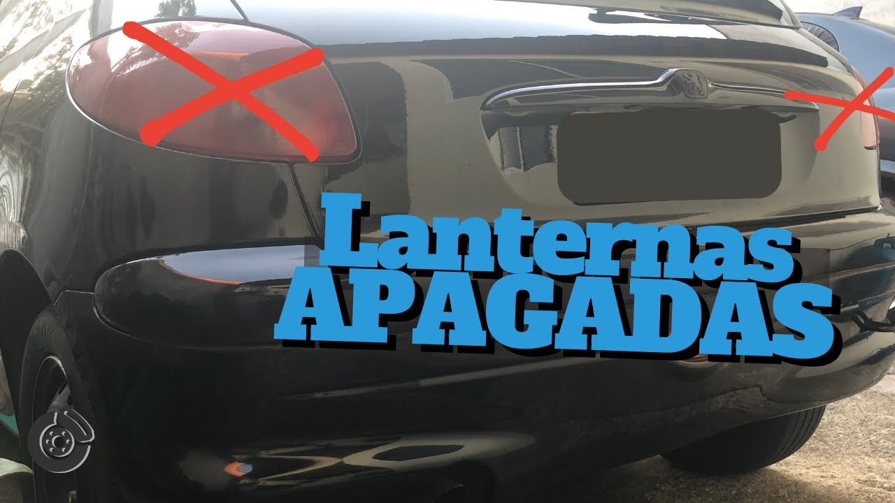 Lanternas do Peugeot 206 NÃO FUNCIONAM 🚨