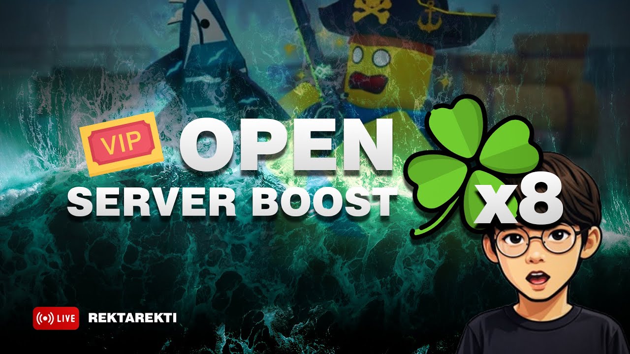 27 | OPEN VIP x8 SERVER BOOST FISH IT 