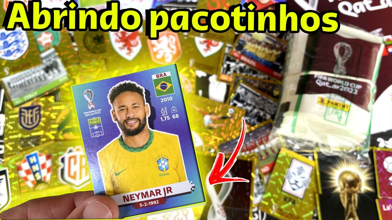 DA-LHE BRILHANTES !!! ABRINDO 20 PACOTINHOS - ÁLBUM DA COPA DO MUNDO QATAR 2022 PANINI