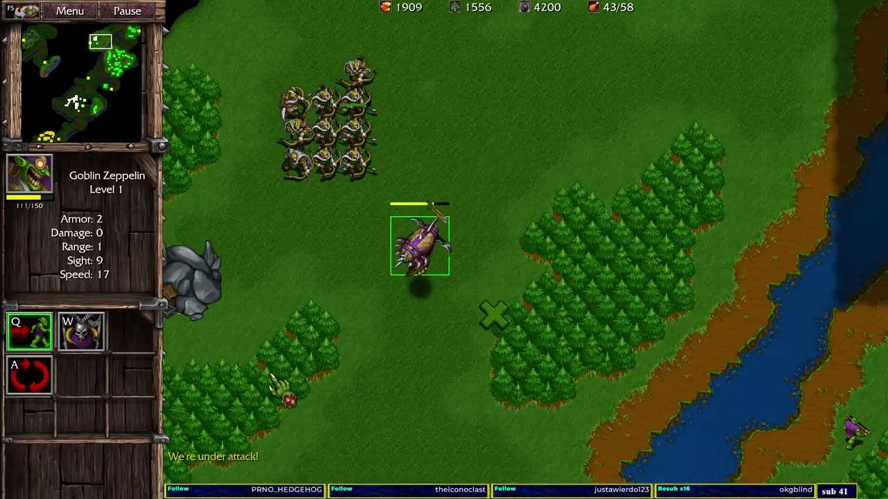 Warcraft 2 Remastered Bridge to Bridge Combat 2v2