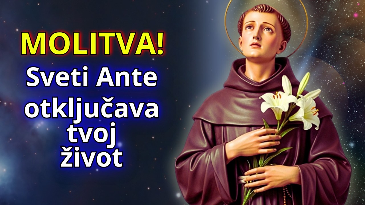 JAKO SAM PLAKAO DOK SAM MOLIO OVU MOLITVU! SVETI ANTE ME JE IZNENADIO ✨ OTKLJUČAJ SVOJ ŽIVOT!