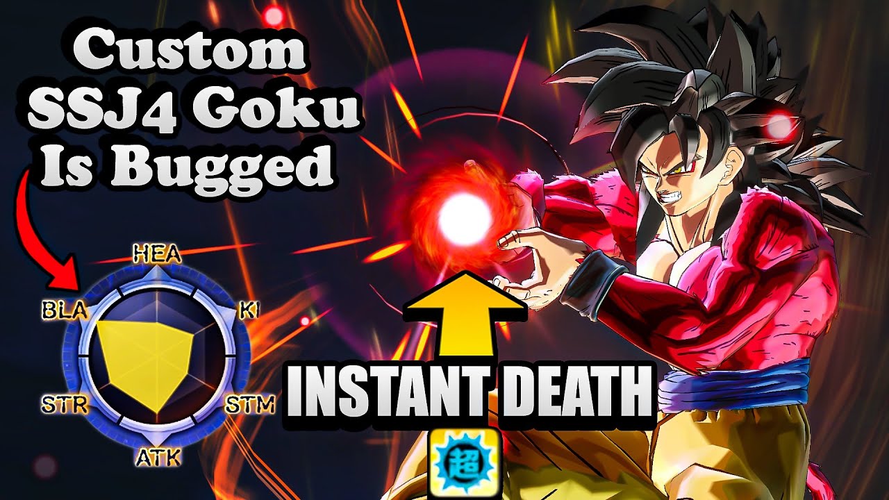 BROKEN SSJ4 Goku KI Blast Is Now INSTANT Death At MAX Level 120! - Dragon Ball Xenoverse 2