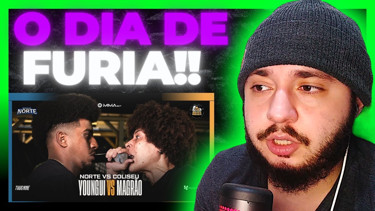 (ATACOU TODO MUNDO 😯🔥) MAGRÃO X YOUNGUI (SP) - O DESAFIO - COLISEU X NORTE | REACT BAUEB