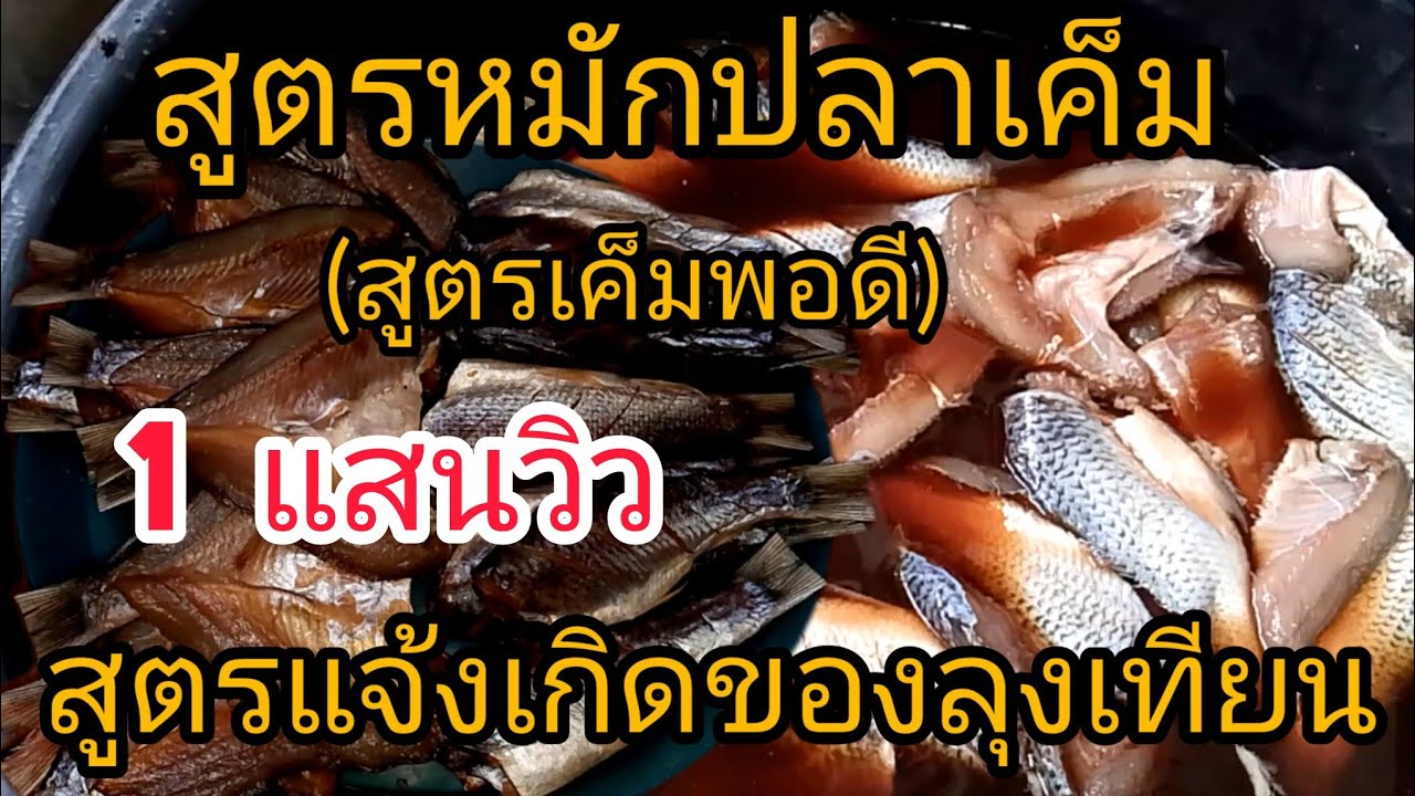 สูตรหมักปลาเค็ม สูตรเค็มพอดี สูตรแจ้งเกิดของลุงเทียน พาเลาะ ทำง่ายไม่ซับซ้อน#หมักปลาเค็ม