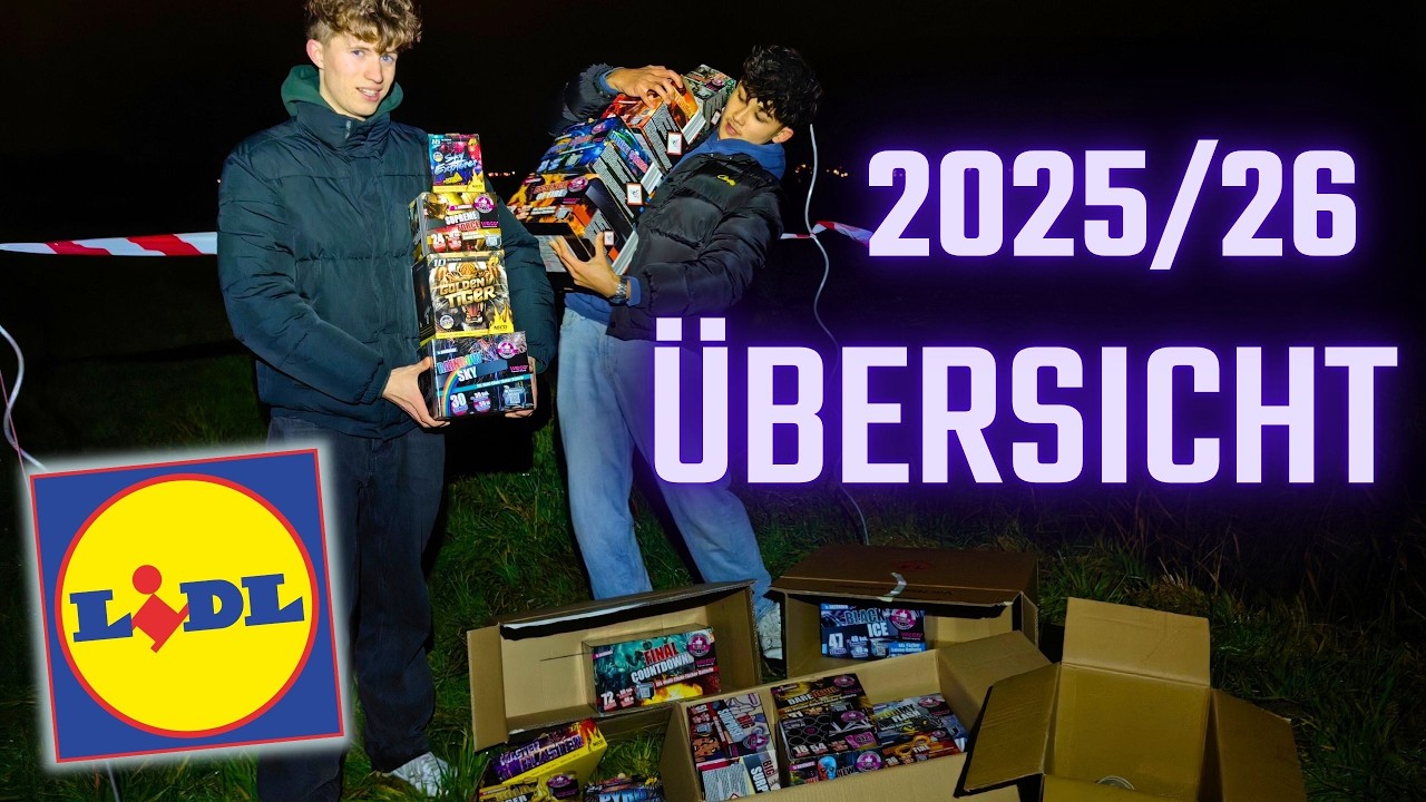 Alle LIDL Feuerwerk Artikel 2025/26!🔥