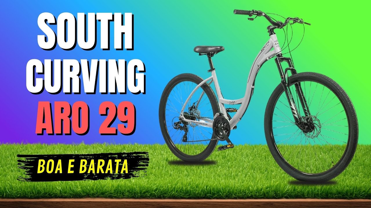 Bicicleta Aro 29 South Curving 700 Vintage Retro 21V Câmbios Shimano