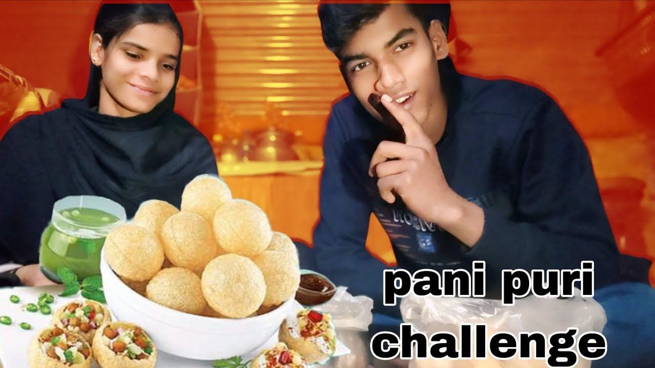 pani puri challenge 🤤 