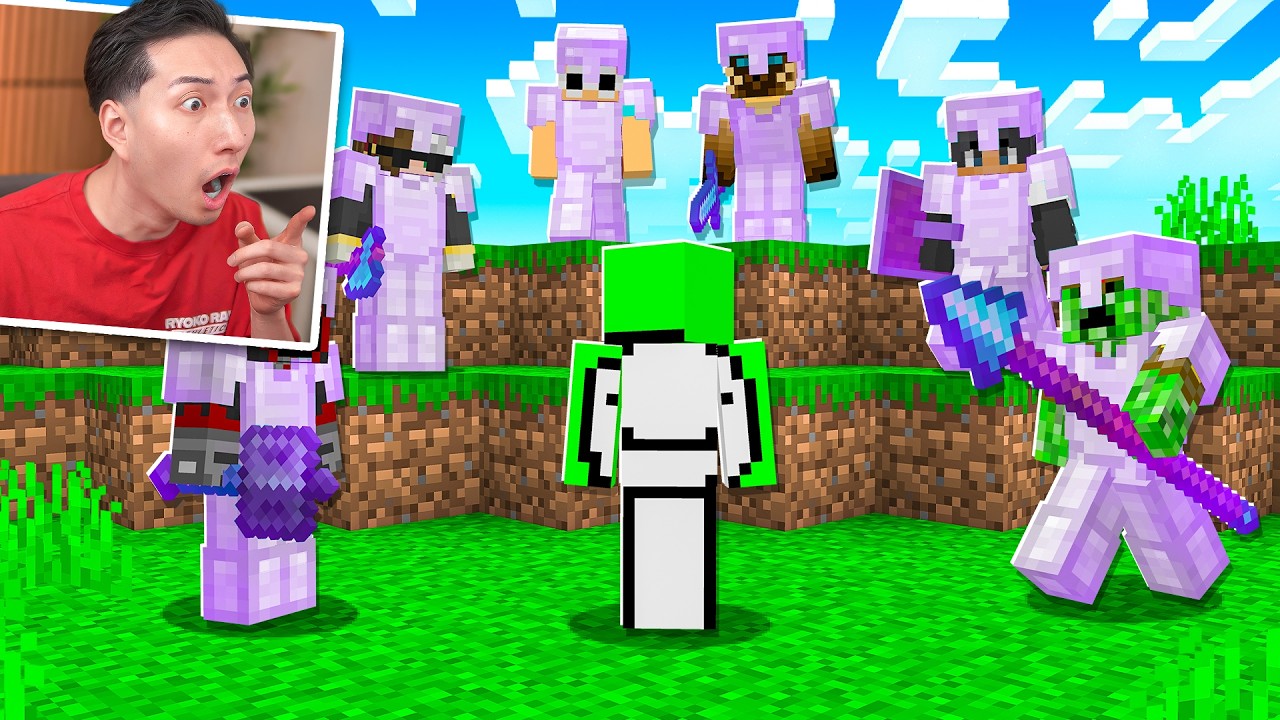 Minecraft Speedrunner vs 6 Hunters Reaction