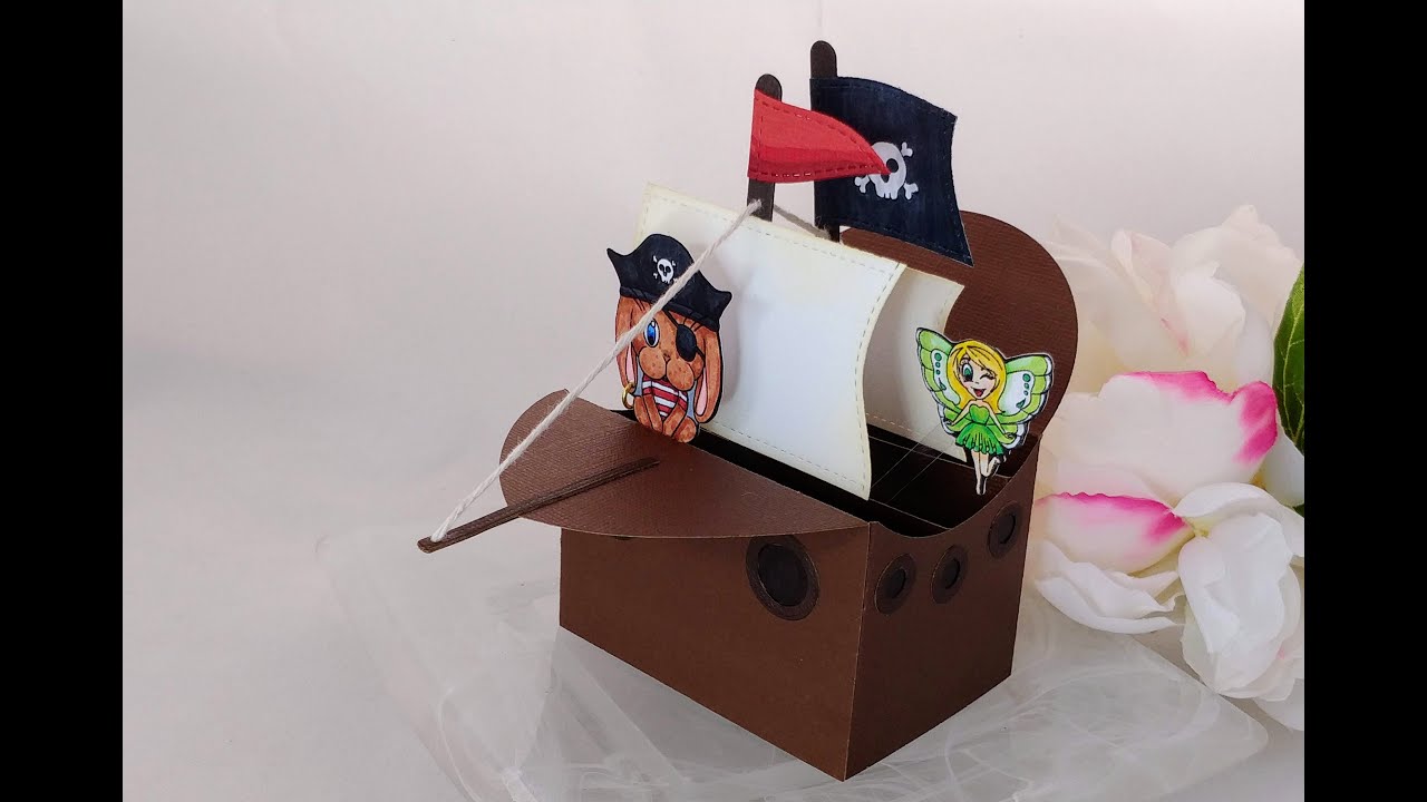 Pirate Ship Pop Up Card