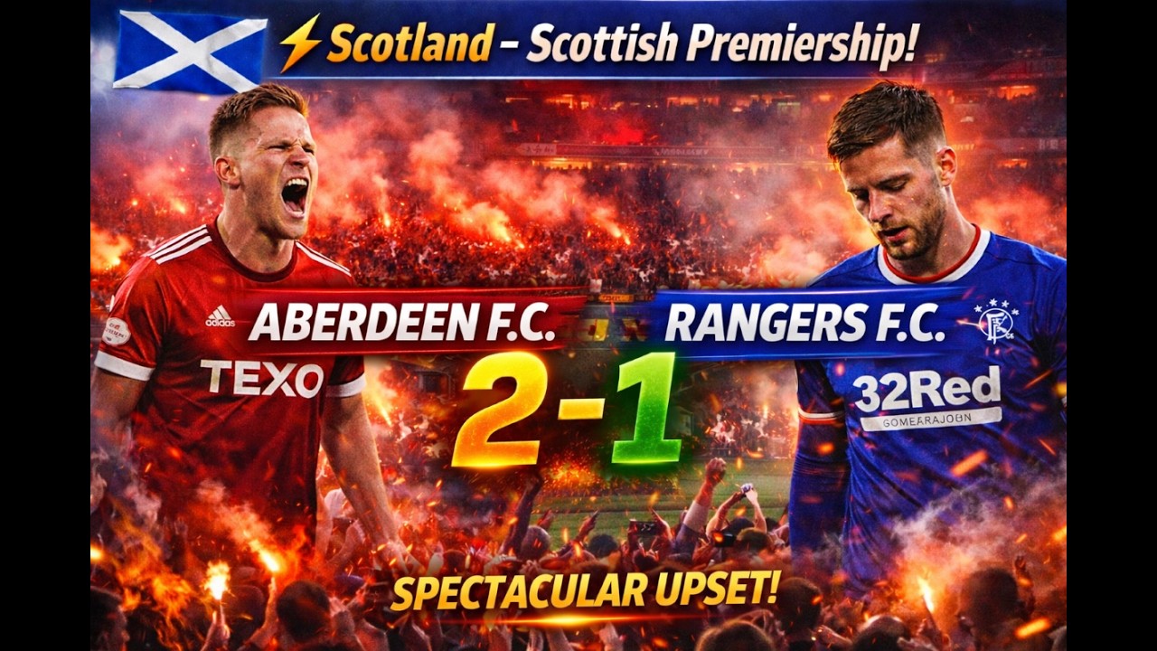Scotland – Premiership | Rangers fall 2-1 at Aberdeen!FC 26