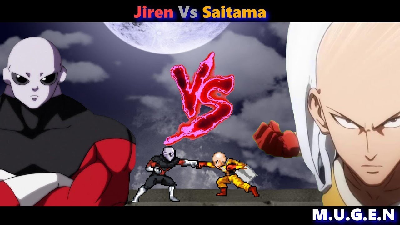 Jiren(All Forms) Vs Saitama (One Punch Man) [What-IF] Sprites Gameplay