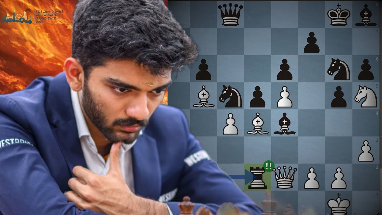 Boa Constrictor!!! - Etienne Bacrot vs Gukesh D - FIDE GRAND SWISS 2025