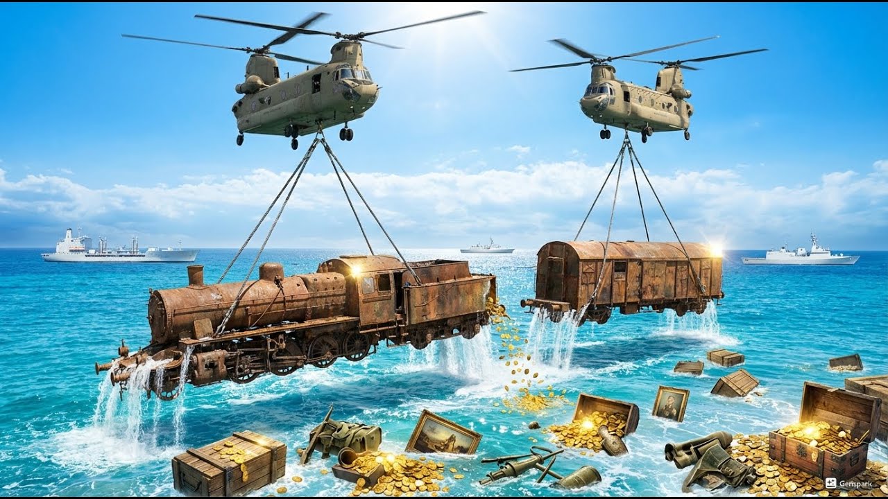 Crazy Restoration: 300 Tons of Nazi Gold Train Abandoned 80 Years Underwater &ndash; FULL ASMR Rebuild!