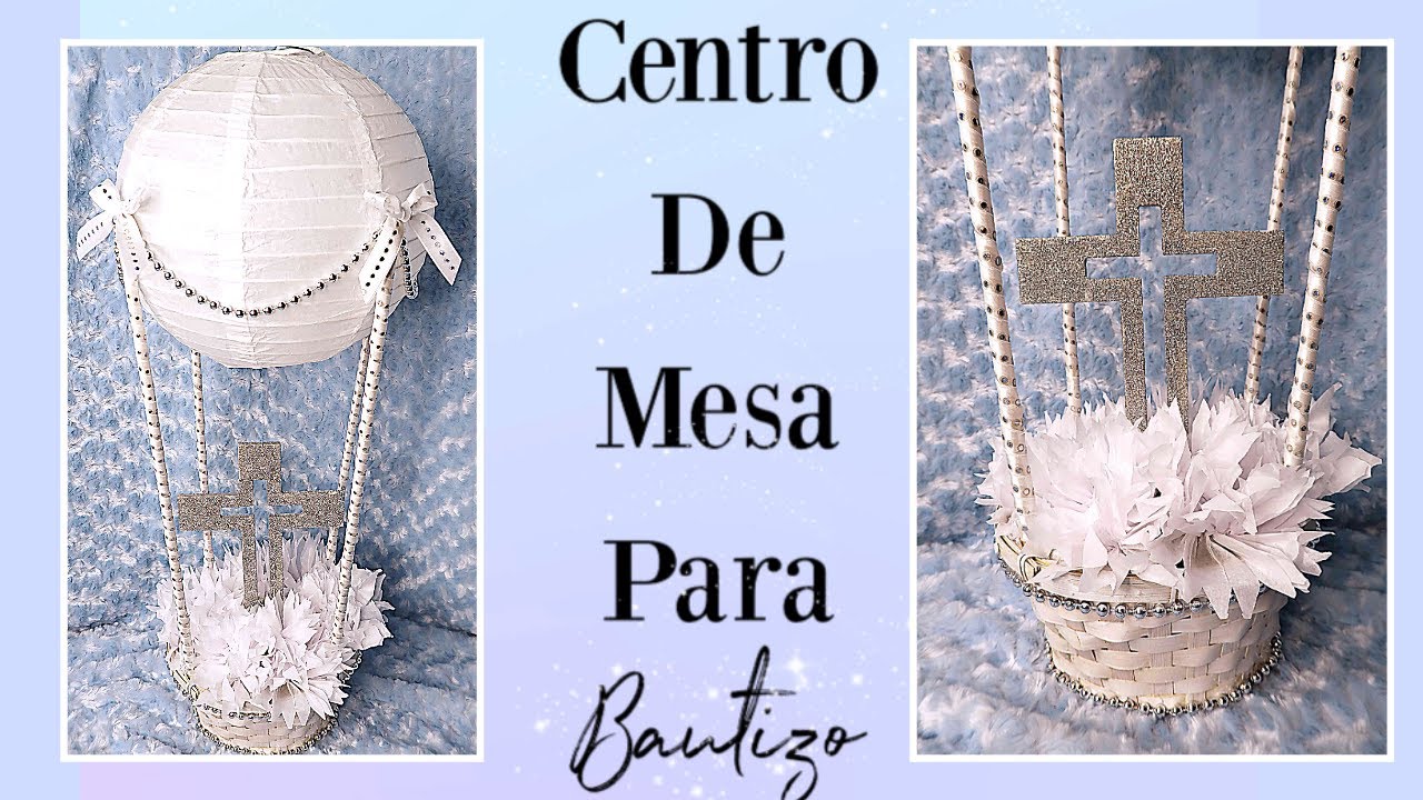 👼Centro De Mesa Para Bautizo! Baptism Center Piece!