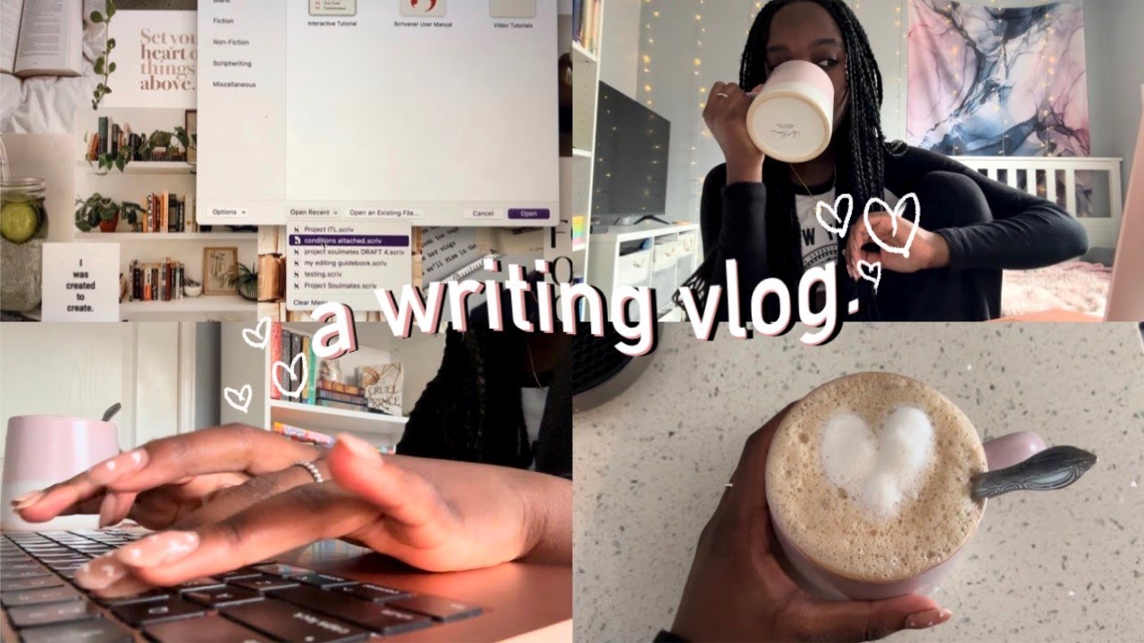 going over beta reader feedback // a chatty writing vlog🤍