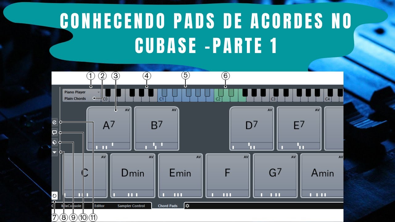CONHECENDO PADS DE ACORDES NO CUBASE