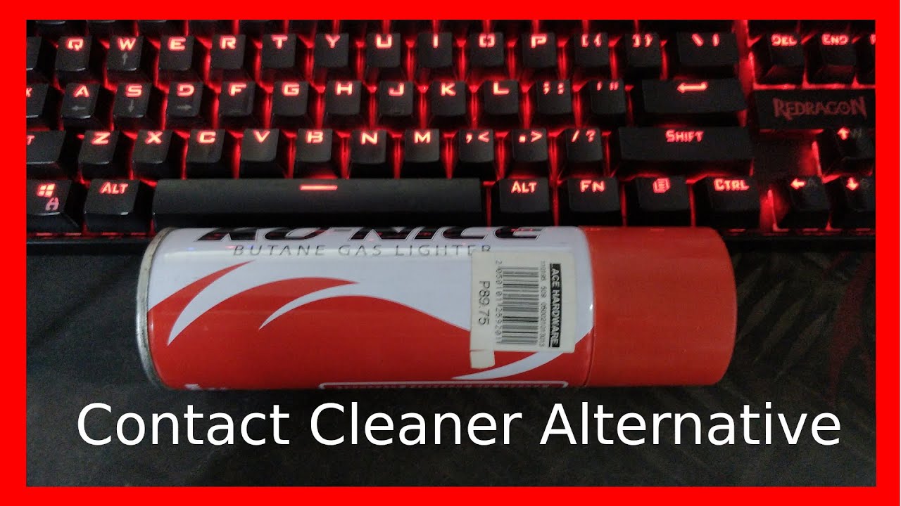 Contact Cleaner Alternative for keyboard cleaning (English Subtitle available)