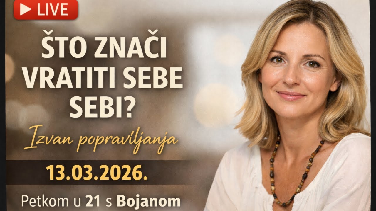 Što znači vratiti Sebe Sebi - Petkom u 21 s Bojanom - 13.03.2026.