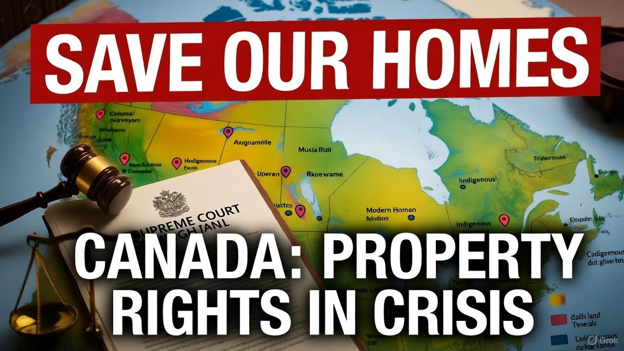 Private property CRISIS in Canada - 5.8 MILLION Canadian homeowners could lose control of their land