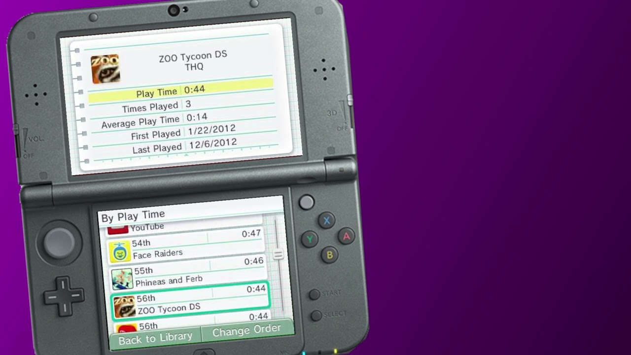 My 3DS Game Activity