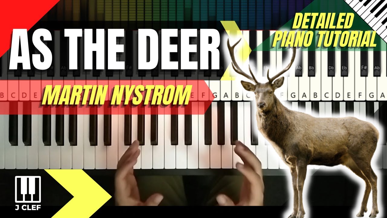 AS THE DEER | Martin Nystrom | TAGALOG PIANO TUTORIAL