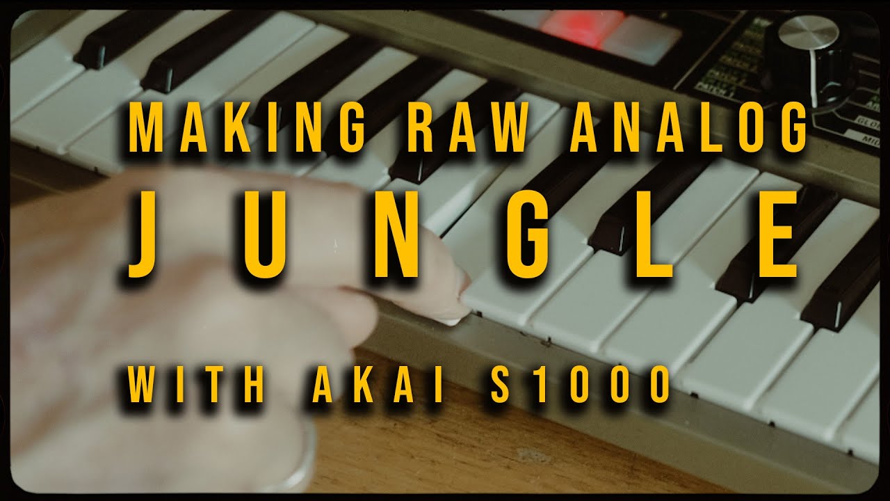Making RAW Analog JUNGLE with AKAI S1000 - Oldschool Jungle Production