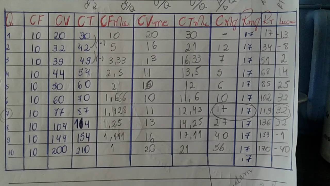 TEORIA DOS CUSTOS