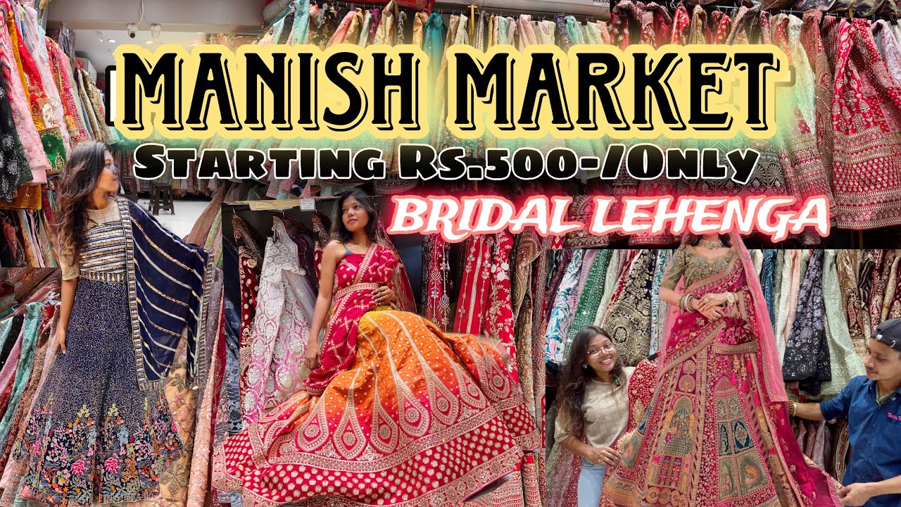 Manish मार्केट- Mumbai's Best Lehenga Market | Designer Lehenga Starting @Rs.500 | Ranjana Rai