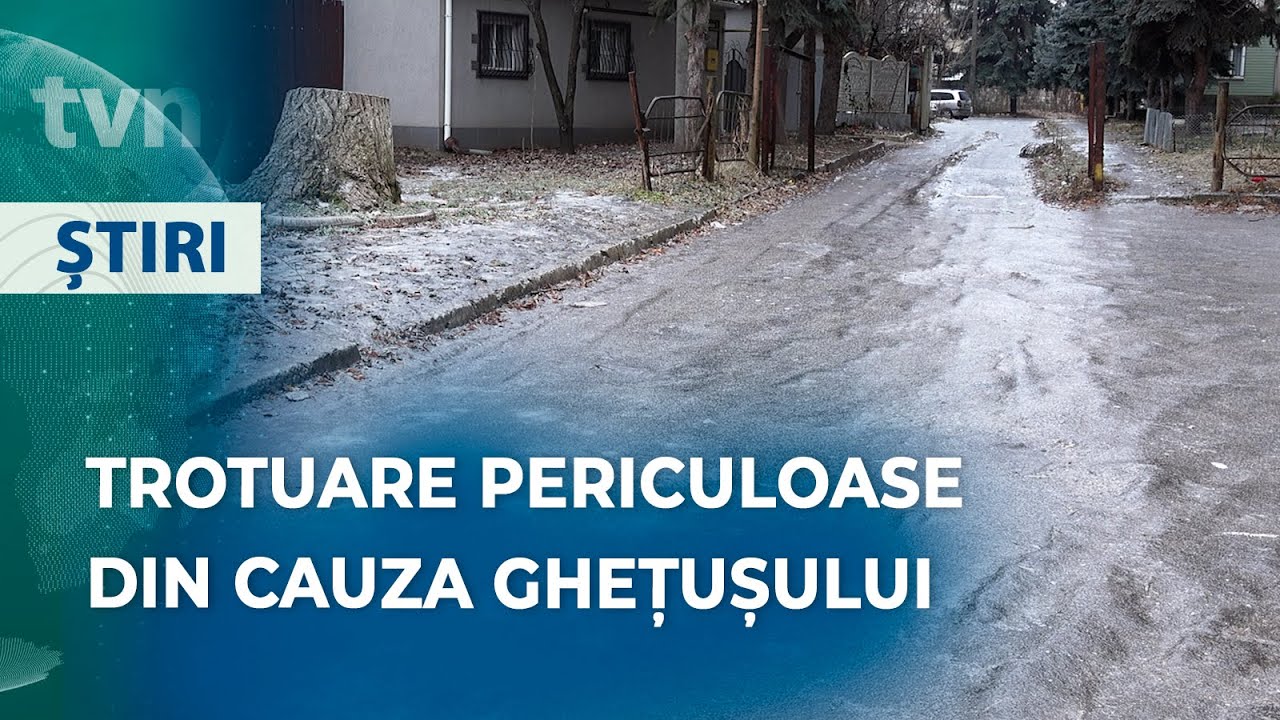 ZECI DE PERSOANE RĂNITE DIN CAUZA GHEȚUȘULUI