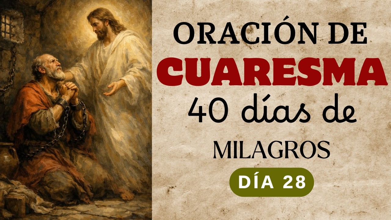 Una Oración para Soltar el Dolor y Encontrar Paz | Cuaresma Día 28!