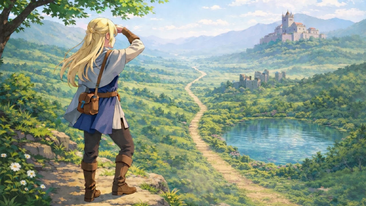 Forgotten Paths — A Quiet Journey Begins | Calm Fantasy Music (1 Hour)