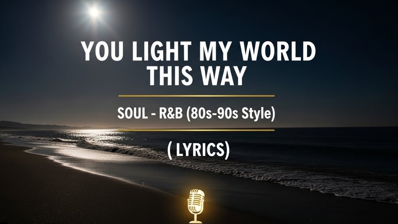 You Light My World This Way | 80s/90s Style | R&B Soul Song |  Romantic Emotional Ballad